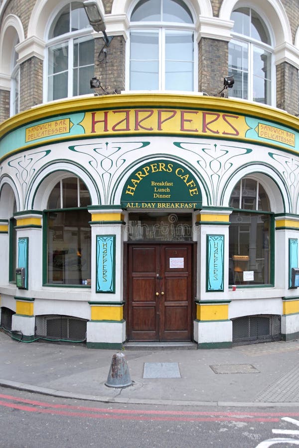 Harperskoffie Londen stock afbeeldingen Harperskoffie Londen stock afbeeldingen