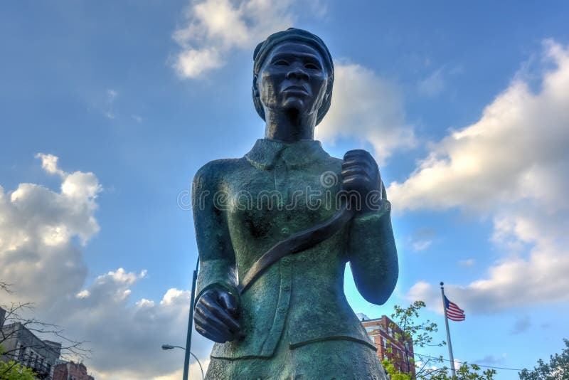 Harriet Tubman Memorial Statue - Harlem, New York stock image Harriet Tubman Memorial Statue - Harlem, New York stock image