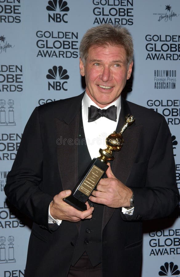 Harrison Ford editorial photography. Image of globe, golden 27526457