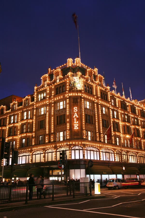 Harrods, london editorial stock image. Image of london 18094469