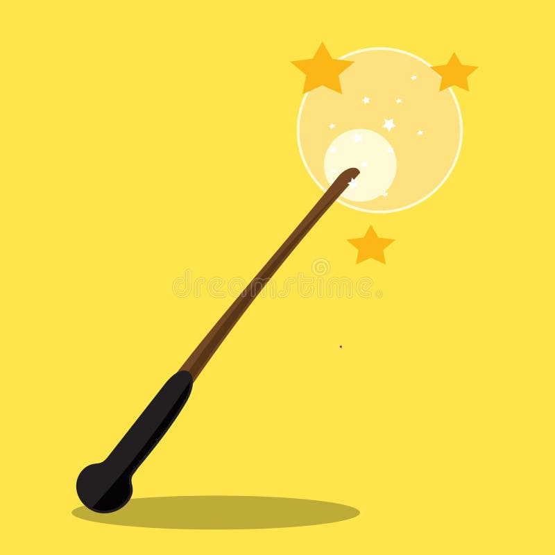 Harry potter wand 12 stock vector. Illustration of wand - 198988328