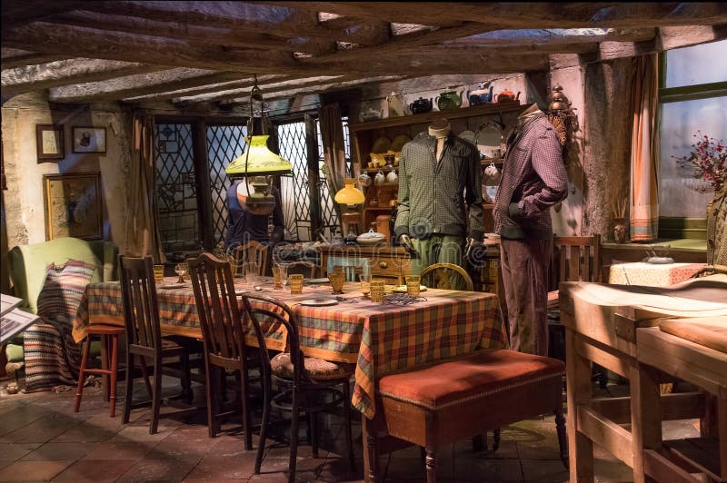 Harry Potter Weasleys House Kitchen Editorial Photography - Image of