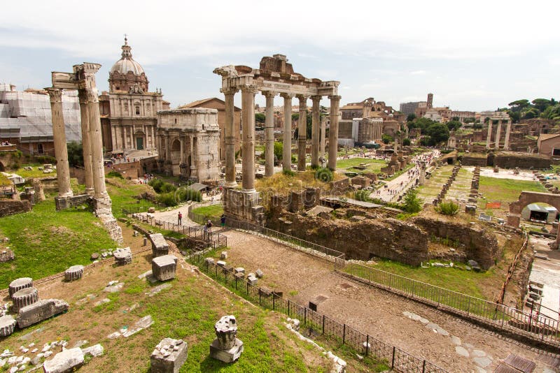 Hart van Oud Rome stock fotografie Hart van Oud Rome stock fotografie