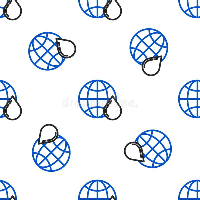 Harta în formă de fagure a pictogramei mondiale, izolată fără sudură pe fond alb. ziua mondială a albinelor. concept ecologic royalty free illustration