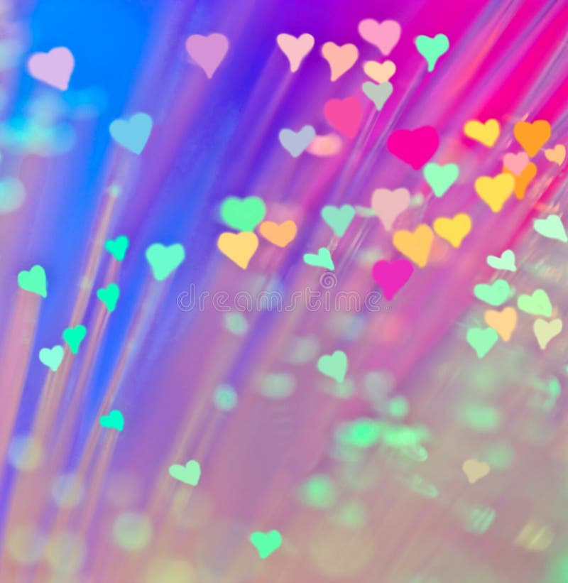 Veel kleurrijke kleine Valentijnhartjes royalty-vrije stock fotografie