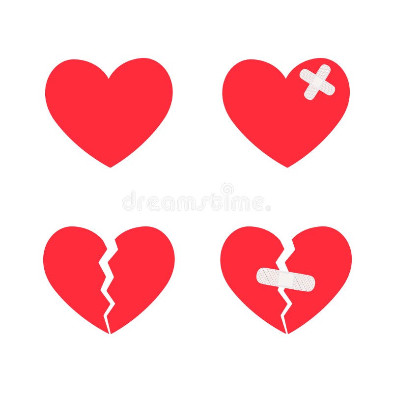 Bandage Drawing Heart Stock Illustrations 268 Bandage Drawing Heart