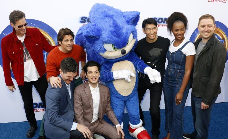 Haruki satomi james marsden ben schwartz jim carrey tika sumpter τζεφ φάουλερ και τόμπι άσερ στοκ φωτογραφία
