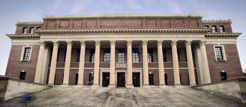 Harvard University - Entrance to Widener Library