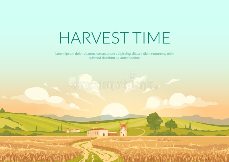 harvest time clipart