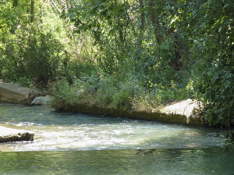 Hasbani River Located in South Lebanon Stock Image Image of lebanon