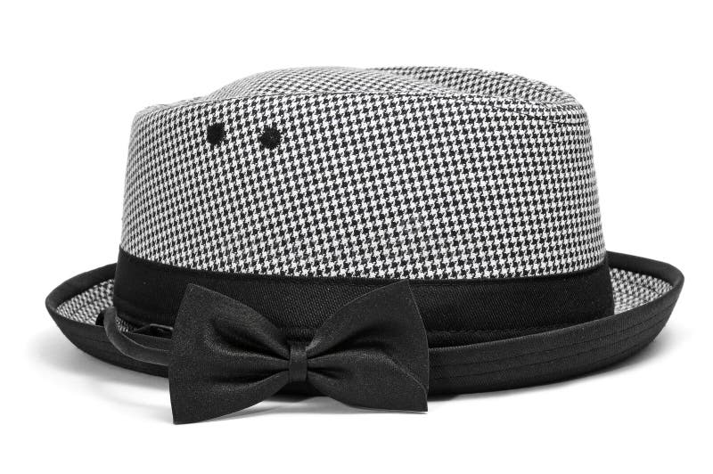 Hat and bow tie stock photo. Image of fedora, head, clothing 28299050