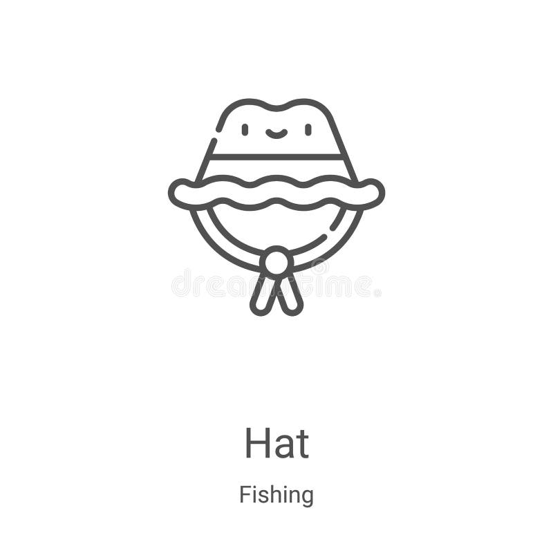 Download Hat Icon Vector From Fishing Collection. Thin Line Hat ...