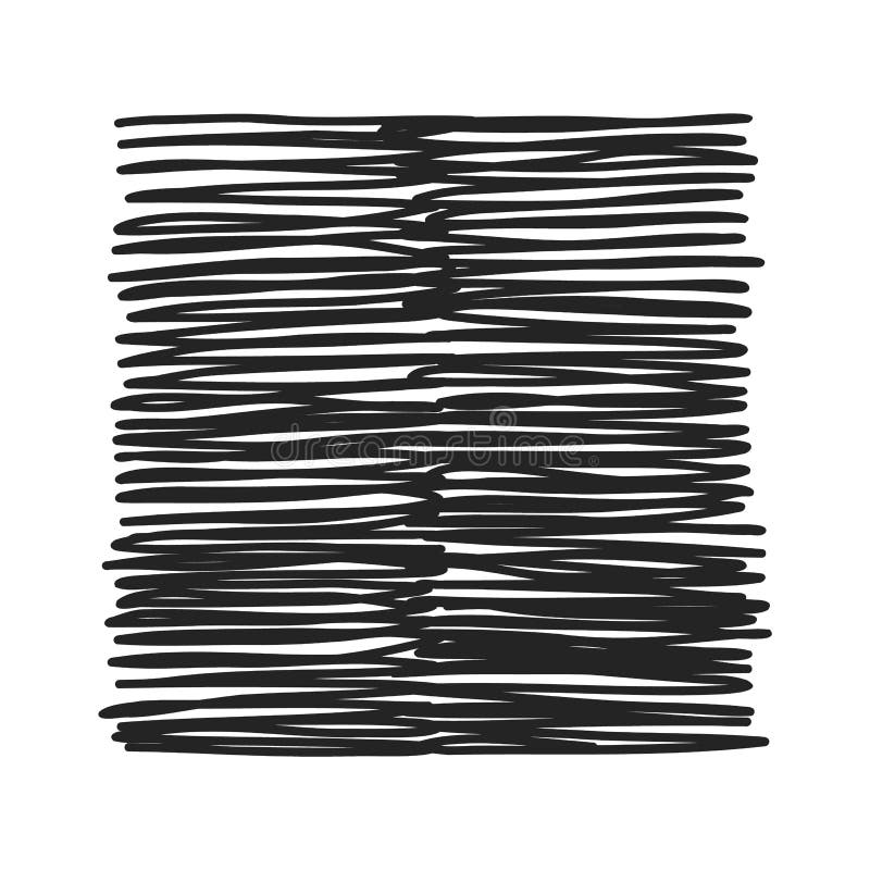 Hatch Clipart. Scribble Sketch Pencil Texture Stock Vector