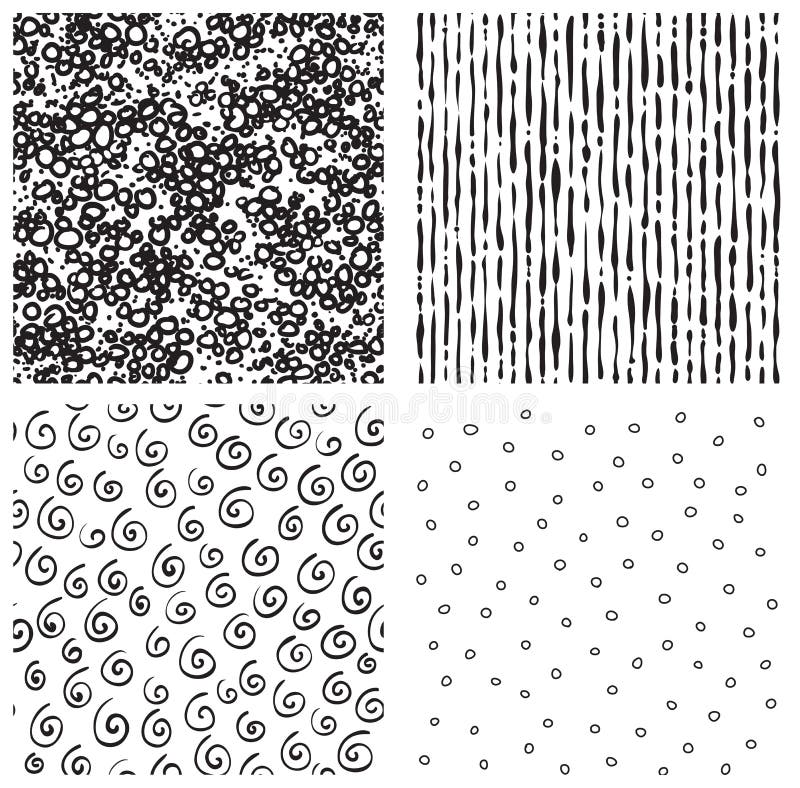 Set Seamless Hatch Patterns Stock Illustrations 55 Set Seamless Hatch