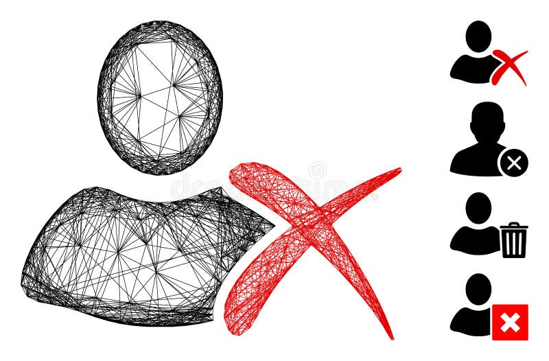 Hatched Erase Vector Mesh royalty free illustration