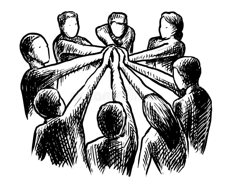 96654 Hands Together Drawing Images Stock Photos  Vectors  Shutterstock