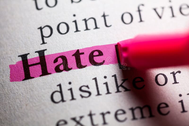HATE DEFINITION DICTIONARY visual data 2