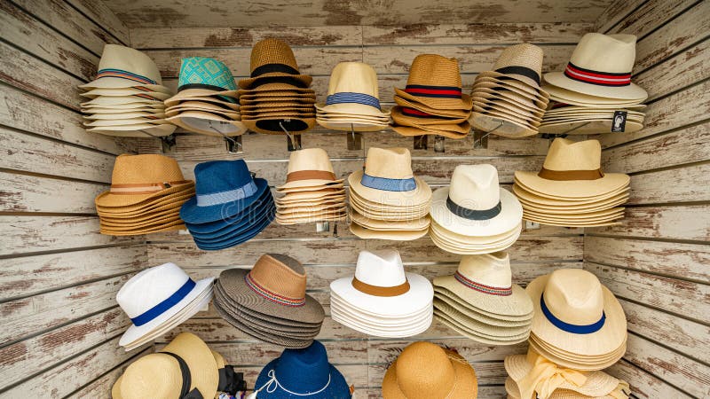 Hats for Sale stock image. Image of bargain, merchandise - 17519439