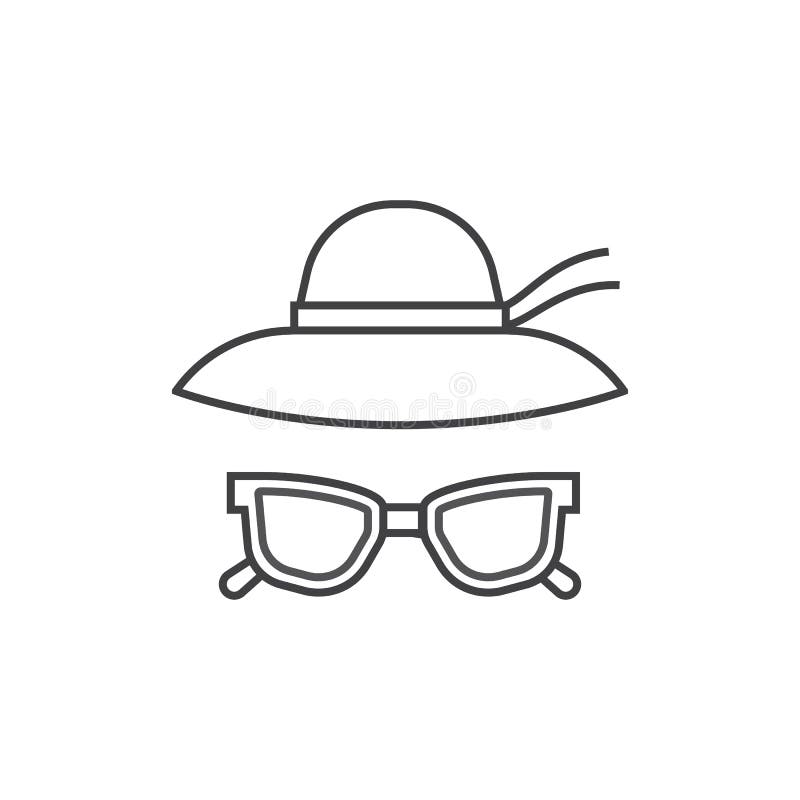 Hatt för gul kvinna royaltyfri illustrationer