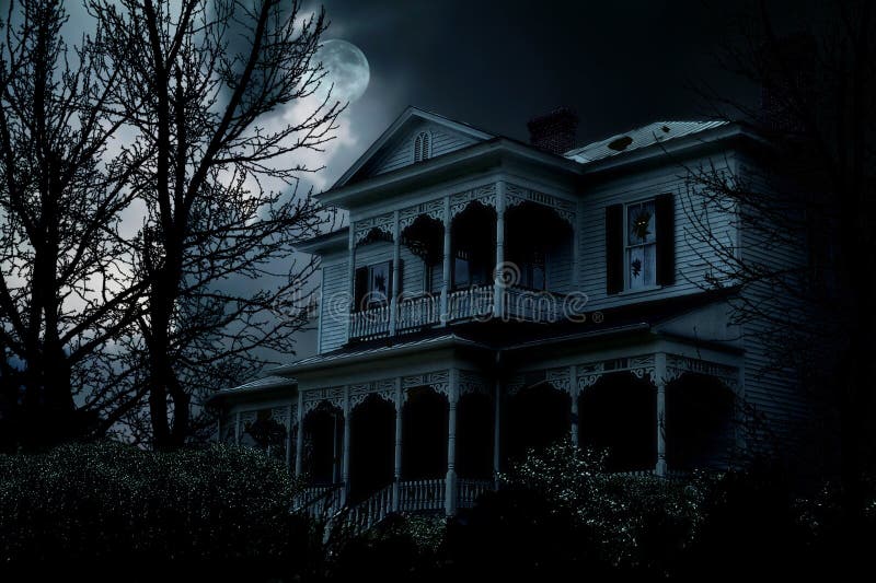 Obraz strašidelný dom.