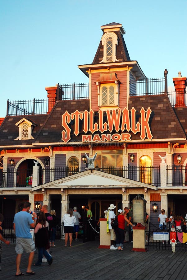 The Haunted House Attraction in Seaside Heights, New Jersey Editorial