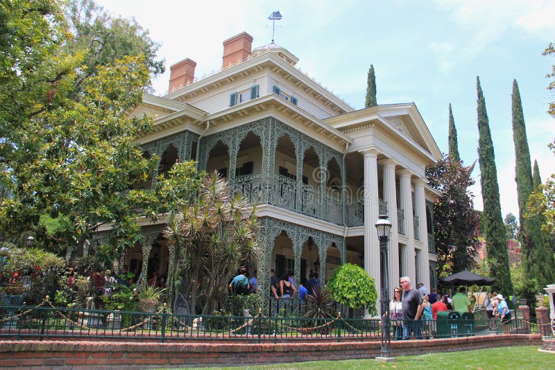 Haunted Mansion at Disneyland stock photos Haunted Mansion at Disneyland stock photos