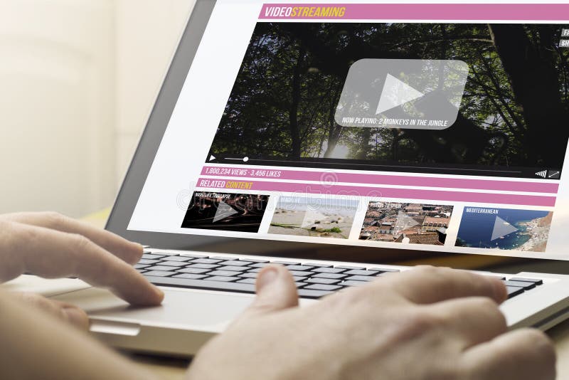Hauptdatenverarbeitungsvideoströmen lizenzfreies stockfoto Hauptdatenverarbeitungsvideoströmen lizenzfreies stockfoto