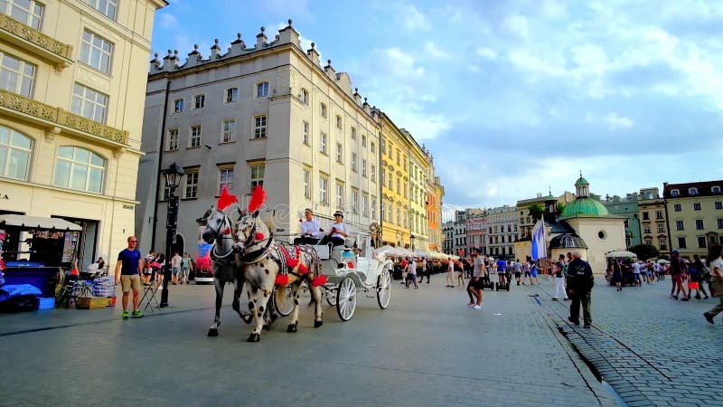 Hauptmarktplatz von Krakau, Polen