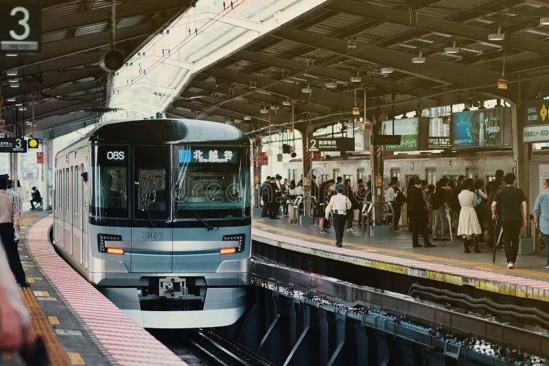 Hauptverkehrszeit in Tokyo lizenzfreies stockfoto Hauptverkehrszeit in Tokyo lizenzfreies stockfoto