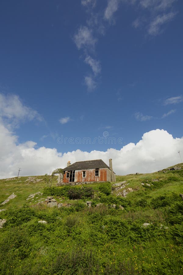 Haus-Insel von Scalpay lizenzfreie stockfotografie Haus-Insel von Scalpay lizenzfreie stockfotografie