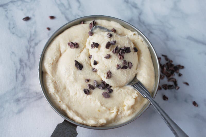 Haus machte nette Creme lizenzfreies stockfoto