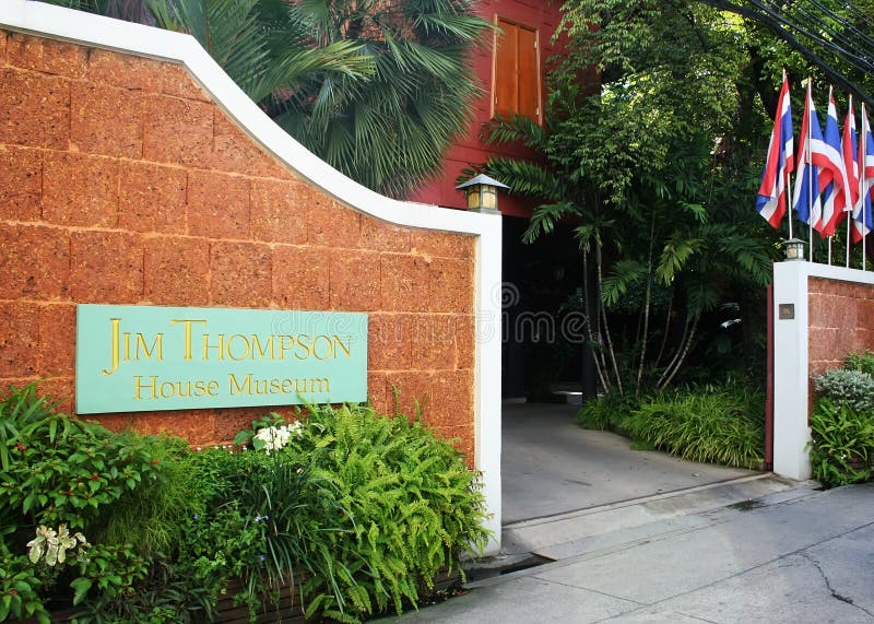 Haus-Museum Jim-Thompson, Bangkok lizenzfreies stockfoto Haus-Museum Jim-Thompson, Bangkok lizenzfreies stockfoto