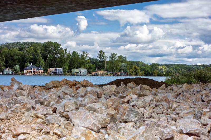 Hausboats on the Danube