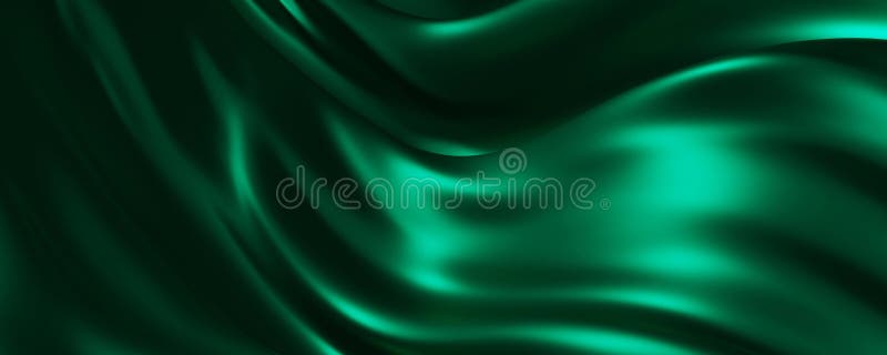 Haut de gamme en tissu vert foncé fond 3d rendu illustration de vecteur