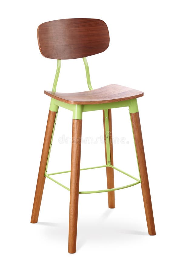 Haut tabouret de bar de couleur verte, chaise, bois, plastique, chaise en métal, concepteur moderne Chaise d'isolement sur le fon photographie stock libre de droits Haut tabouret de bar de couleur verte, chaise, bois, plastique, chaise en métal, concepteur moderne Chaise d'isolement sur le fon photographie stock libre de droits