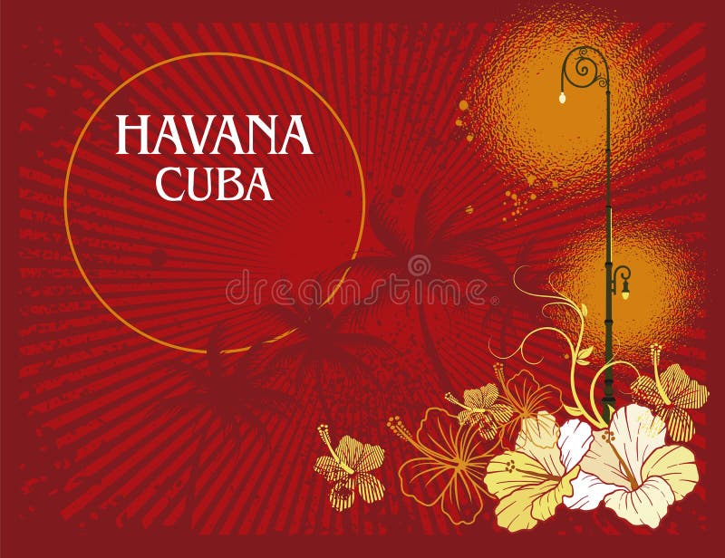 Havana Cuba ilustração royalty free Havana Cuba ilustração royalty free