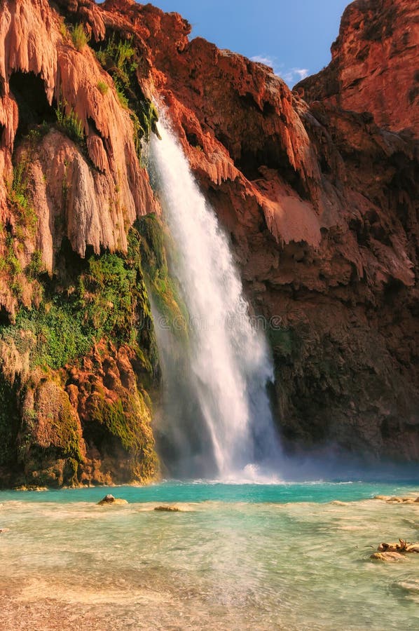 Havasu falls, Havasu Canyon, Supai, Grand Canyon, Arizona stock image Havasu falls, Havasu Canyon, Supai, Grand Canyon, Arizona stock image