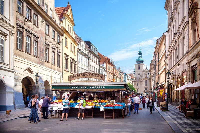 Havelske Trziste Havels Market Permanent Marked in the Center of Prague ...