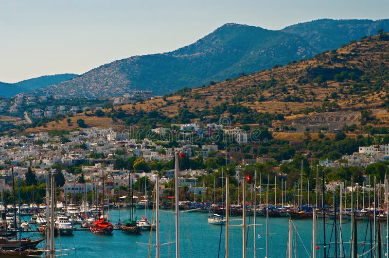 Haven in Bodrum stock foto. Image of zomer, toerisme 15405476