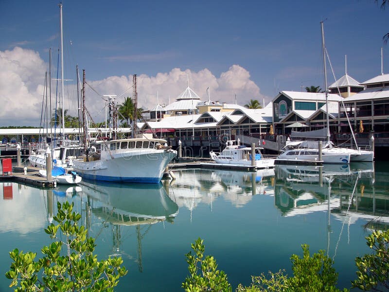 Haven Douglas - Poort aan Groot Barrièrerif royalty-vrije stock afbeelding Haven Douglas - Poort aan Groot Barrièrerif royalty-vrije stock afbeelding