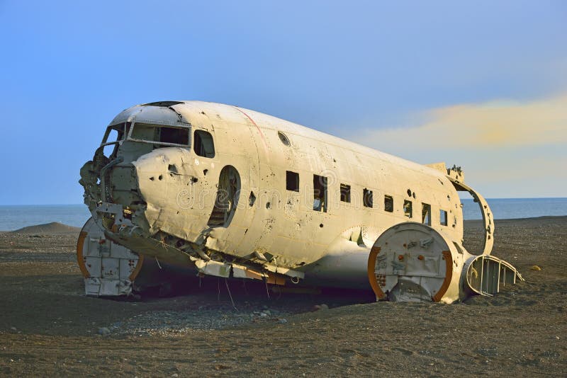 Haveri av ett flygplan royaltyfri foto Haveri av ett flygplan royaltyfri foto