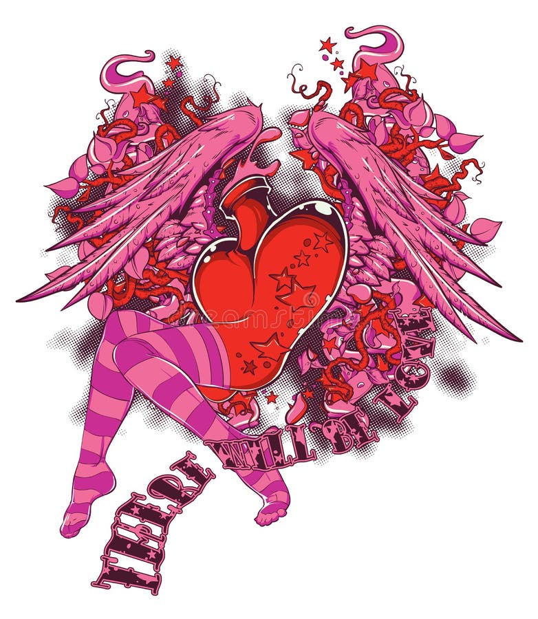 Haverá amor ilustração stock