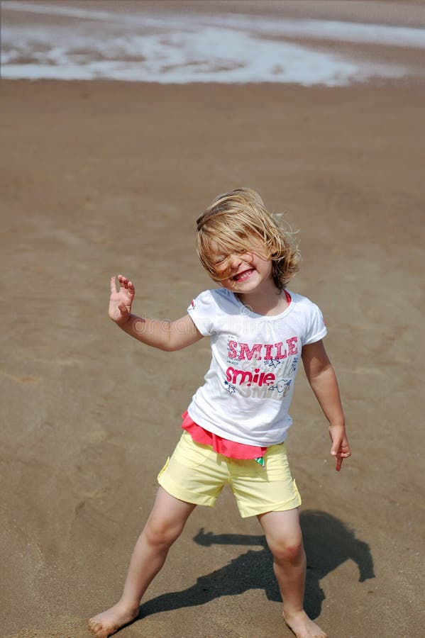 Having fun at the beach