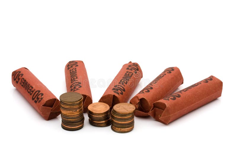 Having a lot of money spare change stock images