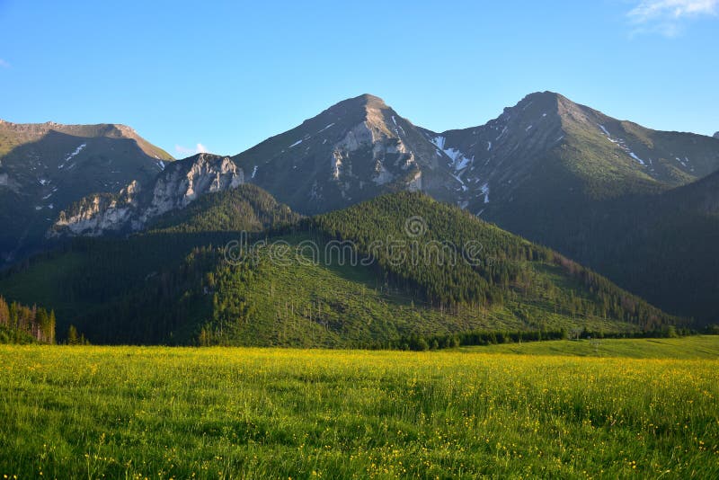 Havran and Zdiarska vidla, the two highest mountains in the Belianske Tatry