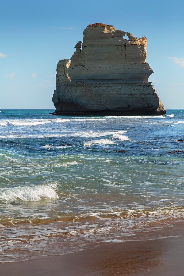 Havsbunt på Gibsons moment, tolv apostlar, port Campbell, Victoria, Australien arkivfoto Havsbunt på Gibsons moment, tolv apostlar, port Campbell, Victoria, Australien arkivfoto