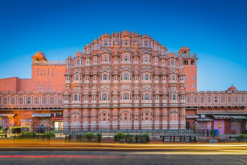 Hawa Mahal is a Five-tier Harem Wing of the Palace Complex of Th ...