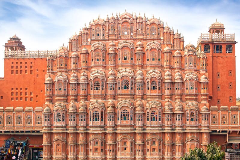 Hawa Mahal- Palace of Winds. Jaipur, India. Stock Photo - Image of asia ...