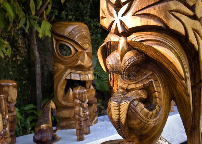 Hawaian Tiki royaltyfri foto Hawaian Tiki royaltyfri foto
