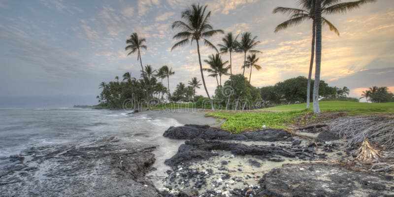 Hawaii Big Island Kona Coast early morning